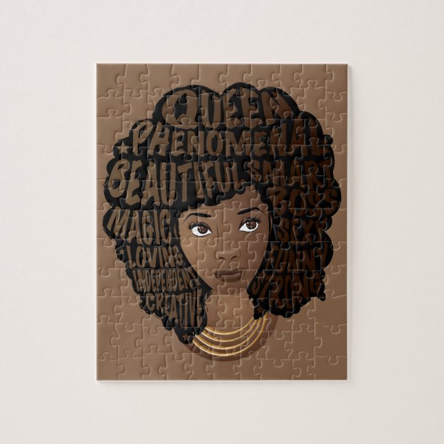 Afroamerikaner, Frauen ermutigen, braun (Vertikal)