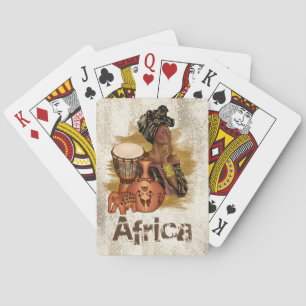 Afroamerikaner-Frauen-Spielkarten Spielkarten