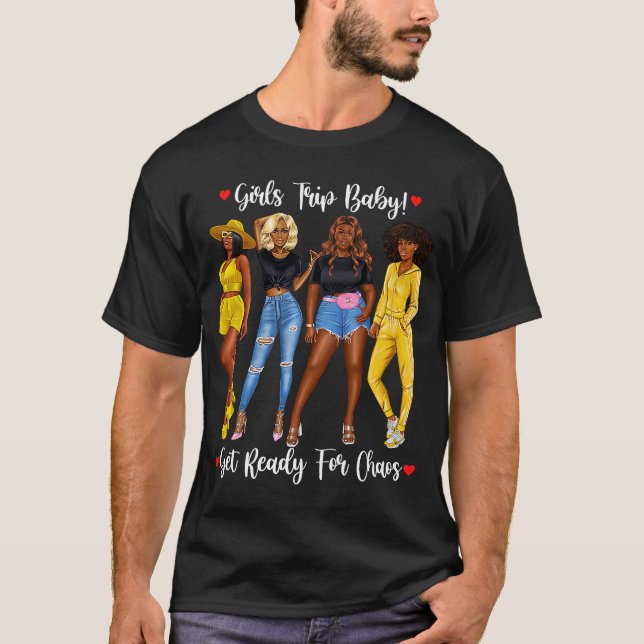 Afroamerikaner Girls Trip Black Girls Tracksuit T-Shirt (Vorderseite)