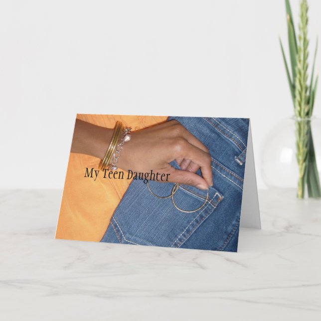 Afroamerikaner-jugendlich Geburtstags-Karte Karte (Vorderseite)