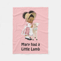 Afroamerikaner Mary hatte ein kleines Lamm-Baby