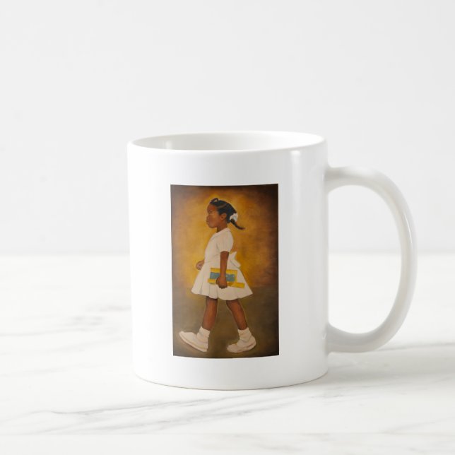 Afroamerikaner-schöne Kunst Kaffeetasse (Rechts)