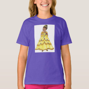 Afroamerikaner-Schönheits-Prinzessinweckert-shirt T-Shirt