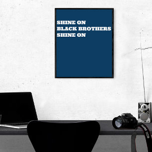 Afroamerikaner (schwarz) Motivierend Poster