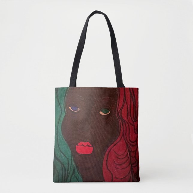Afroamerikaner-Tote-Beutel Tasche (Vorderseite)