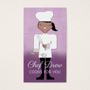 Afroamerikanerin Schwarze Koch Catering