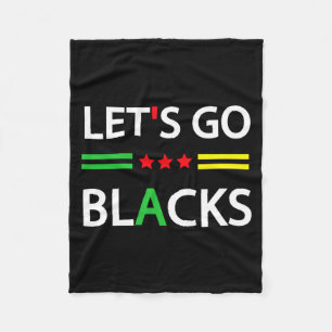 Afroamerikanische afrozentrische schwarze Geschich Fleecedecke