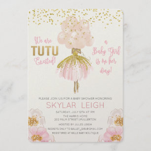 Afroamerikanische Ballet-Baby-Shower-Einladung Einladung