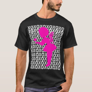 Afroamerikanische Feen-Silhouette Schwarze Liebe F T-Shirt