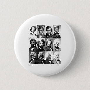Afroamerikanische Geschichte Frederick Dougl Schwa Button
