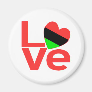 Afroamerikanische LIEBE Magnet