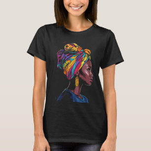 Afroamerikanische Schönheit Schwarze Geschichte Mo T-Shirt