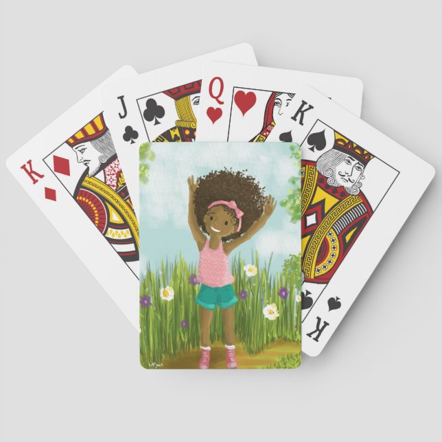 afroamerikanische Spielkarten (Rückseite)