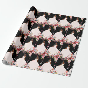 Afroamerikanischer Brautparty Geschenkpapier
