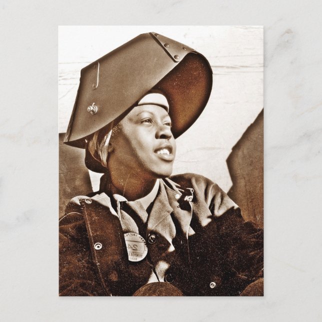 Afroamerikanischer Frauenpatrioten Postkarte (Vorderseite)