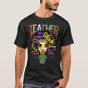 Afroamerikanischer Geschichtslehrer für Schwarze S T-Shirt