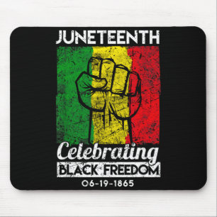Afroamerikanischer Schwarzer Historikmonat Junetee Mousepad