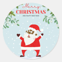 Afroamerikanischer schwarzer Weihnachtsmann