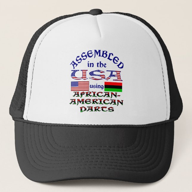 Afroamerikanischer Teil Truckerkappe (Vorderseite)