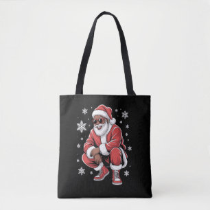 Afroamerikanischer Weihnachts-Pyjama Xmas Afro San Tasche