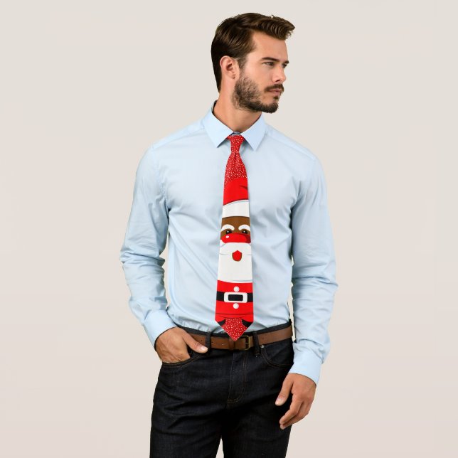 Afroamerikanischer Weihnachtsfeiertag Krawatte (Beispiel)