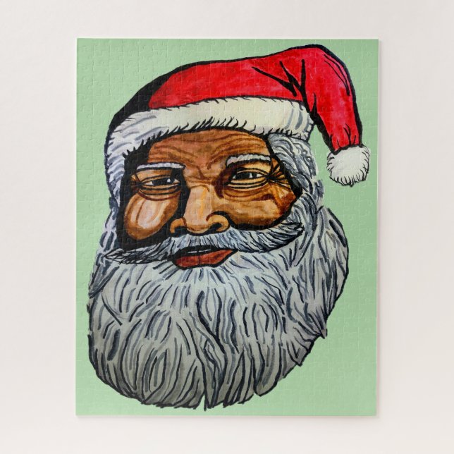 AFROAMERIKANISCHER WEIHNACHTSMANN  (Vertikal)