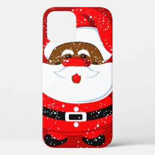 Afroamerikanischer Weihnachtsmann Weihnachtsfeiert Case-Mate iPhone Hülle