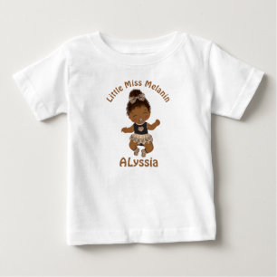 Afroamerikanisches Baby Girl Melanin T - Shirt