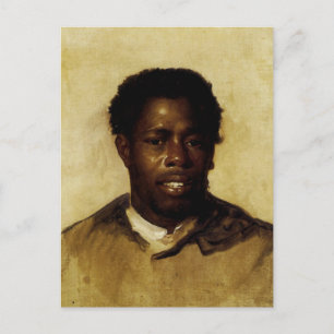 Afroamerikanisches Portrait Postkarte