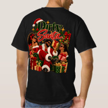 Afroamerikanisches Weihnachts-Shirt Dirty Santa