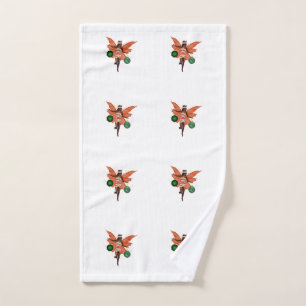 Afroamerikanisches Weihnachtshandtuch Handtuch