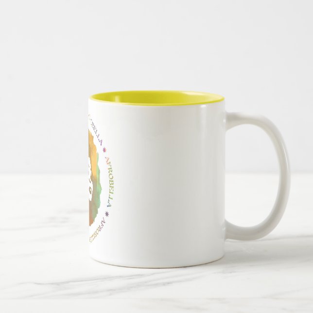 Afrobella Kaffee-Tasse Zweifarbige Tasse (Rechts)