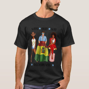 Afrobolivianische Ehefrau Ehepartnerin Afrikanerin T-Shirt
