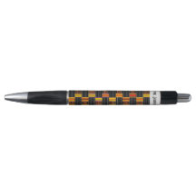 Afrocentric Colorful Black Pinstricha