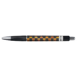 Afrocentric Colorful Black Pinstricha Kugelschreiber