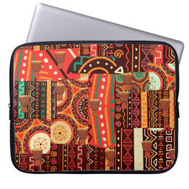 Afrocentric Kente Jigsaw Puzzle Laptopschutzhülle
