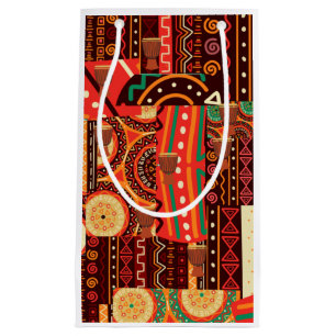 Afrocentric Kente Tribal Hochzeitsgeschenk Tasche Kleine Geschenktüte