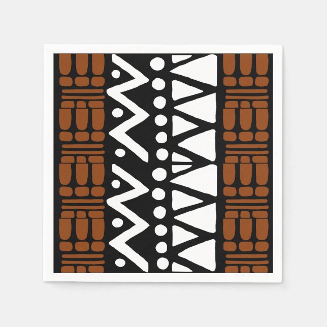 Afrocentric Napkins Serviette (Vorderseite)