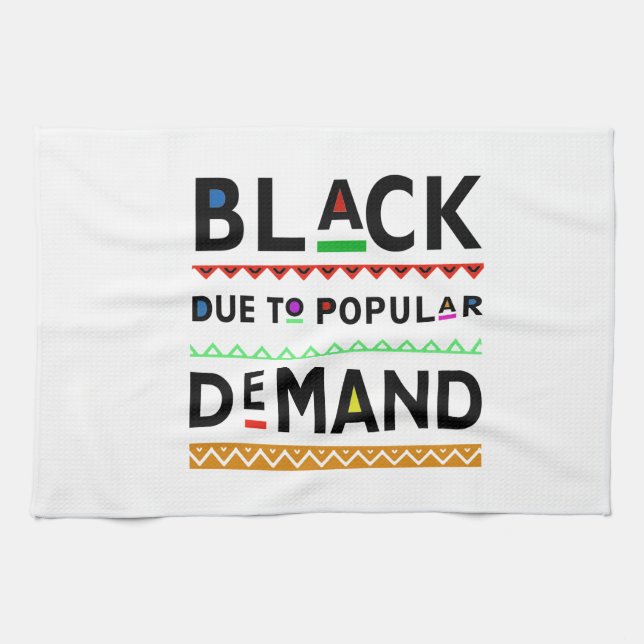Afrocentric T-Stück Handtuch (Horizontal)