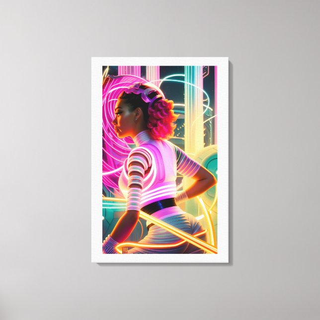 Afrofuturism Five Leinwanddruck (Vorderseite)