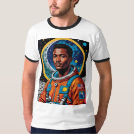 Afrofuturism Space Explorer Grafik-T-Shirt T-Shirt