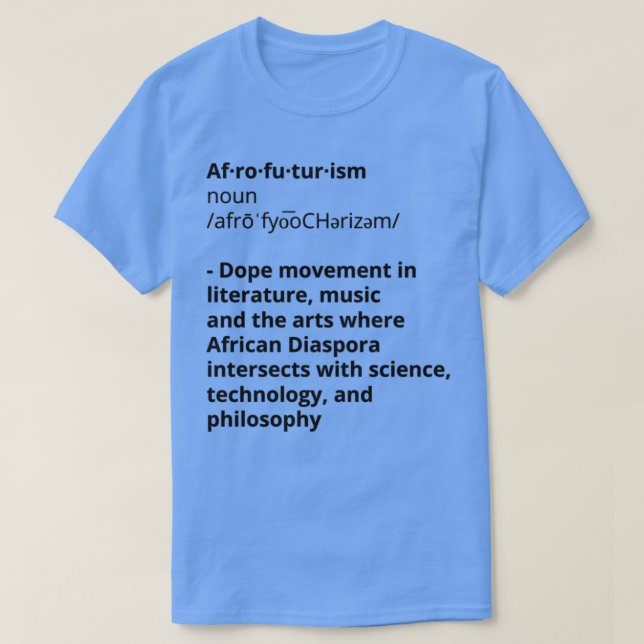 Afrofuturismus  T-Shirt (Design vorne)