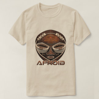 Afroid - Afrofuturismus Cyber-Tribal Afrikanische  T-Shirt