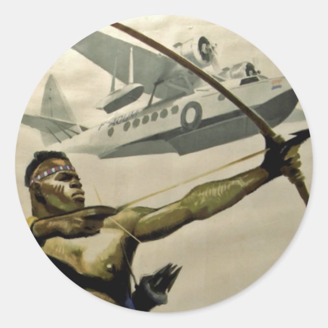Afromaritime Runder Aufkleber (Vorderseite)