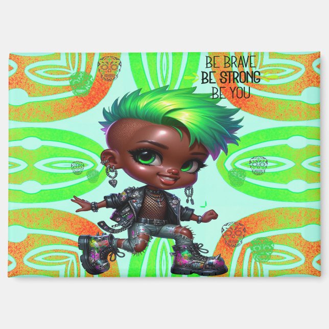 Afropunk Be Brave Magnet (Vorderseite)