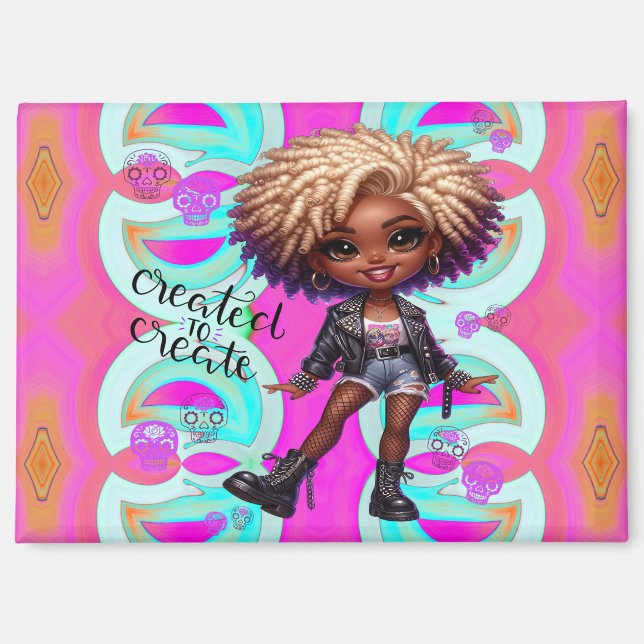Afropunk erstellt, um Magnet zu erstellen (Vorderseite)