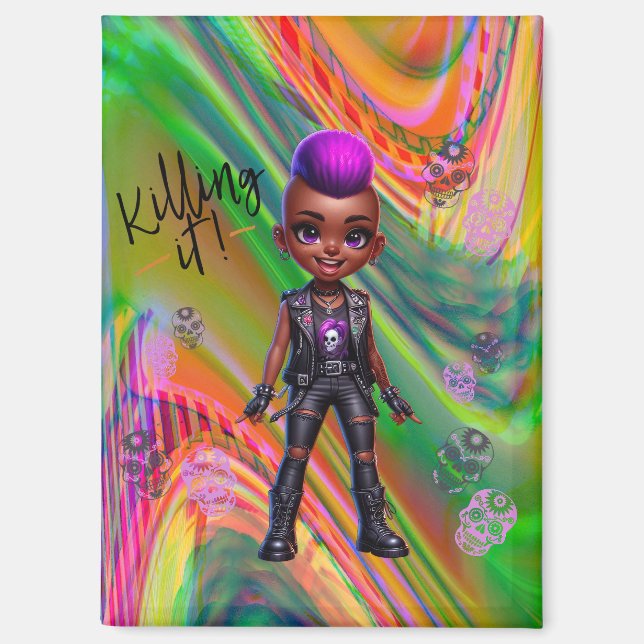 Afropunk Killing It Magnet (Vorderseite)