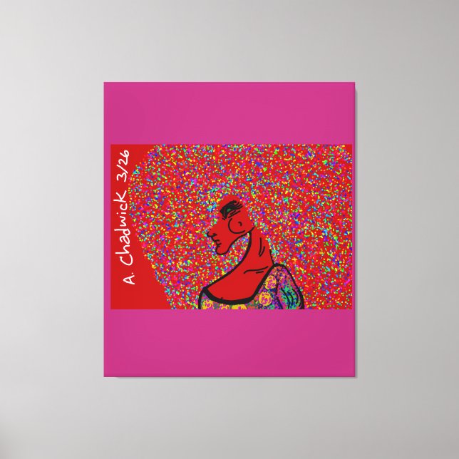 AfroQueen  Leinwanddruck (Vorderseite)