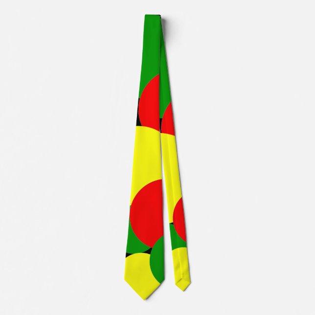 Afrozentric Polka Dots Krawatte (Vorderseite)