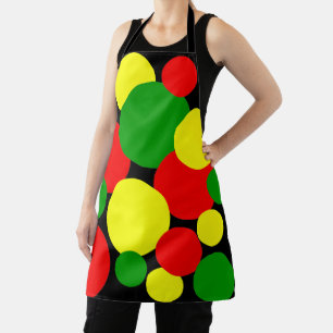 Afrozentric Polka Dots Schürze